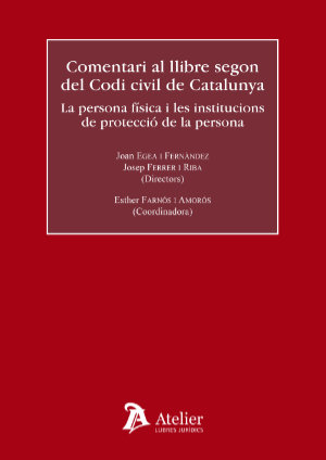 Comentari al llibre segon del Codi Civil de Catalunya Persona física i institucions de protecció de la persona-Joan Egea Fernández-9788416652563