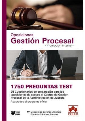 1750 preguntas Test. Oposiciones Gestión Procesal. Promoción interna - 9788417618483