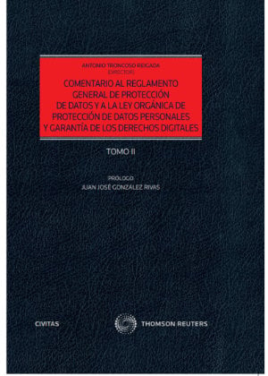 Comentario al Reglamento General de Protección de Datos y a la Ley Orgánica de Protección de Datos Personales y Garantía de los Derechos Digitales (2 Tomos) (Papel + e-book)- 9788491979272