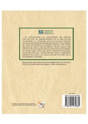 La separación como alternativa al reparto de dividendos en las sociedades no cotizadas (art. 348 bis LSC) (Papel + e-book) - 9788491972884