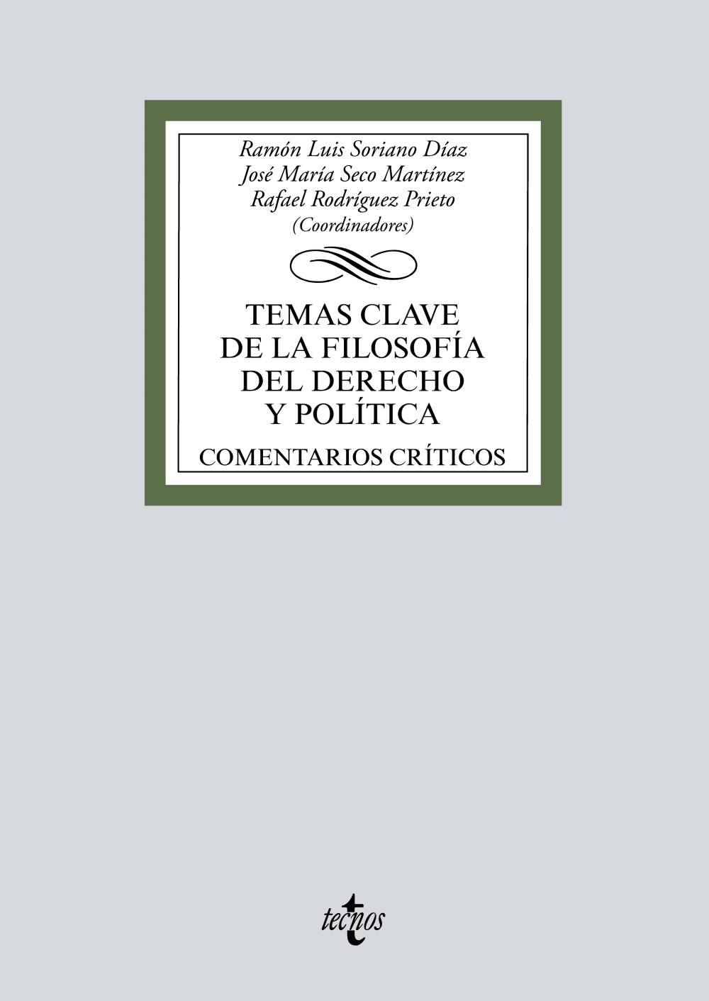 Temas clave de la filosofía del Derecho y política - 9788430976935