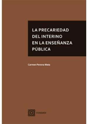 La precariedad del interino en la enseñanza pública-9788413691985