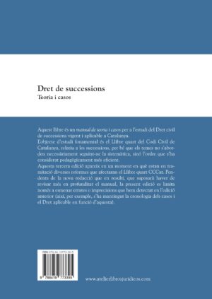 Dret de successions. Teoria i casos. 3ª edició - Imagen 2