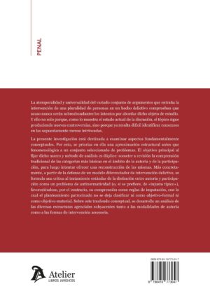 Autoría y participación como criterios de imputación. Una aproximación a su objeto, fundamento y estructura. - Imagen 2