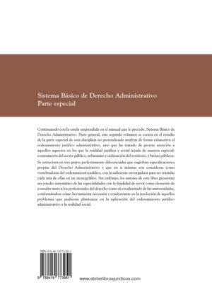 Sistema Básico de Derecho Administrativo. Parte especial. - Imagen 2