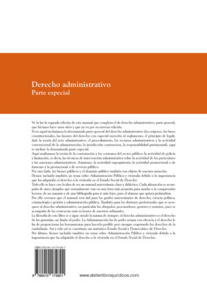 Derecho Administrativo. Parte Especial. 2ª edición - Imagen 2