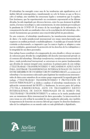 Teletrabajo transfronterizo, transferencias internacionales de datos personales y tutela jurisdiccional internacional - Imagen 2