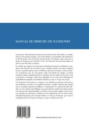 Manual de Derecho de sucesiones. Con materiales adicionales online. - Imagen 2